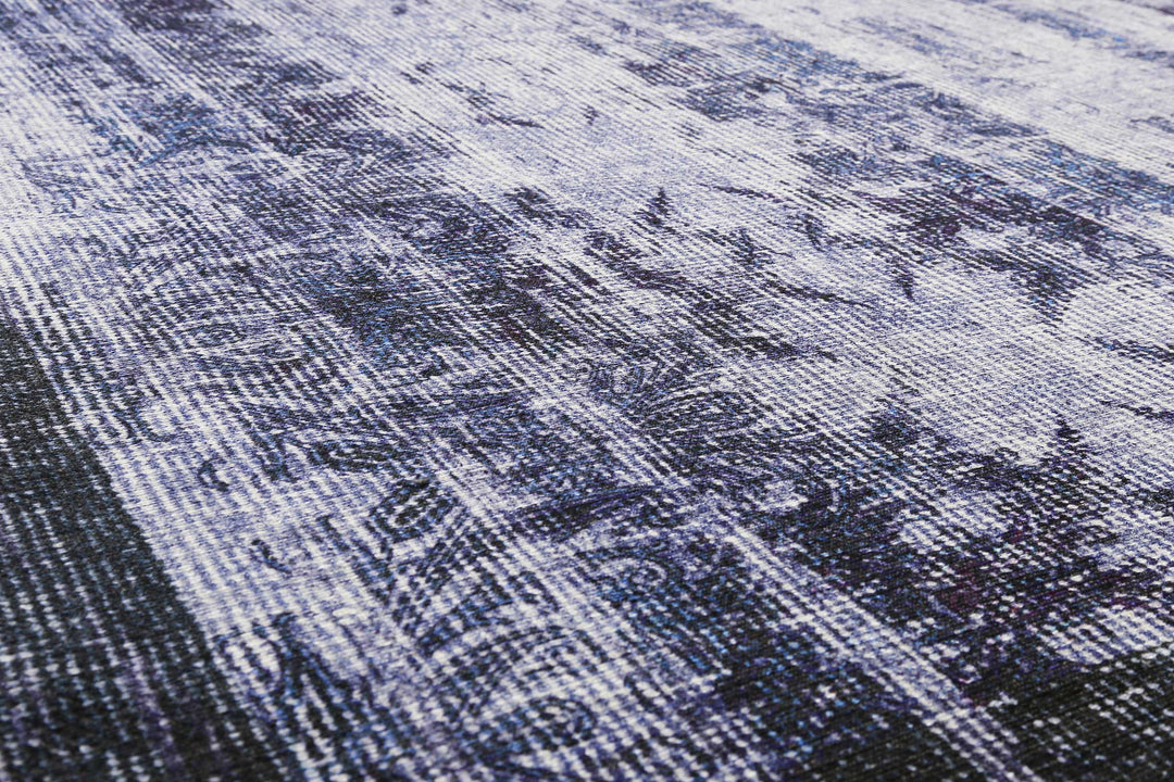 Poolside Teppich blau Kurzflor rechteckig