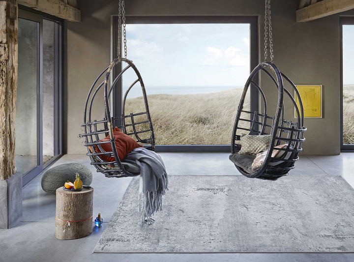 Radiate Teppich grau Kurzflor rechteckig