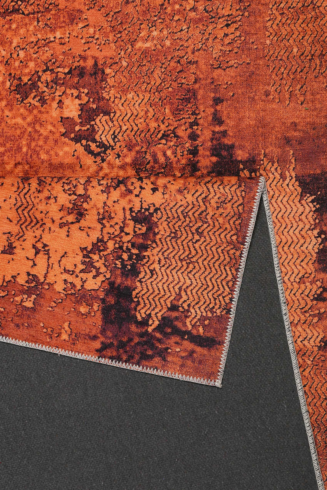 Radiate Teppich rost Kurzflor rechteckig