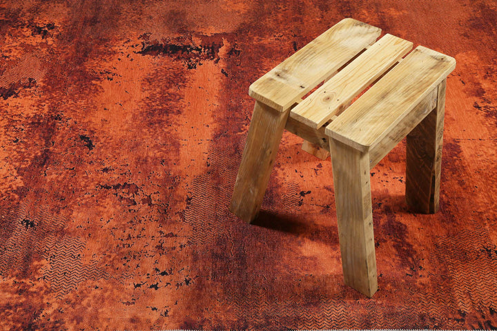 Radiate Teppich rost Kurzflor rechteckig