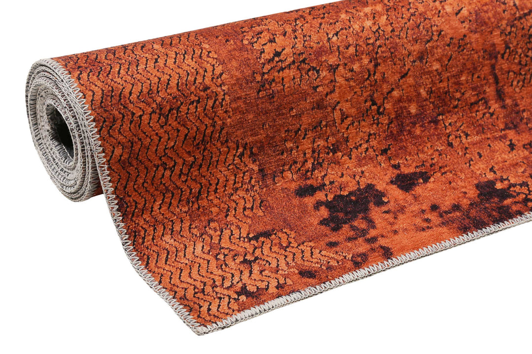 Radiate Teppich rost Kurzflor rechteckig