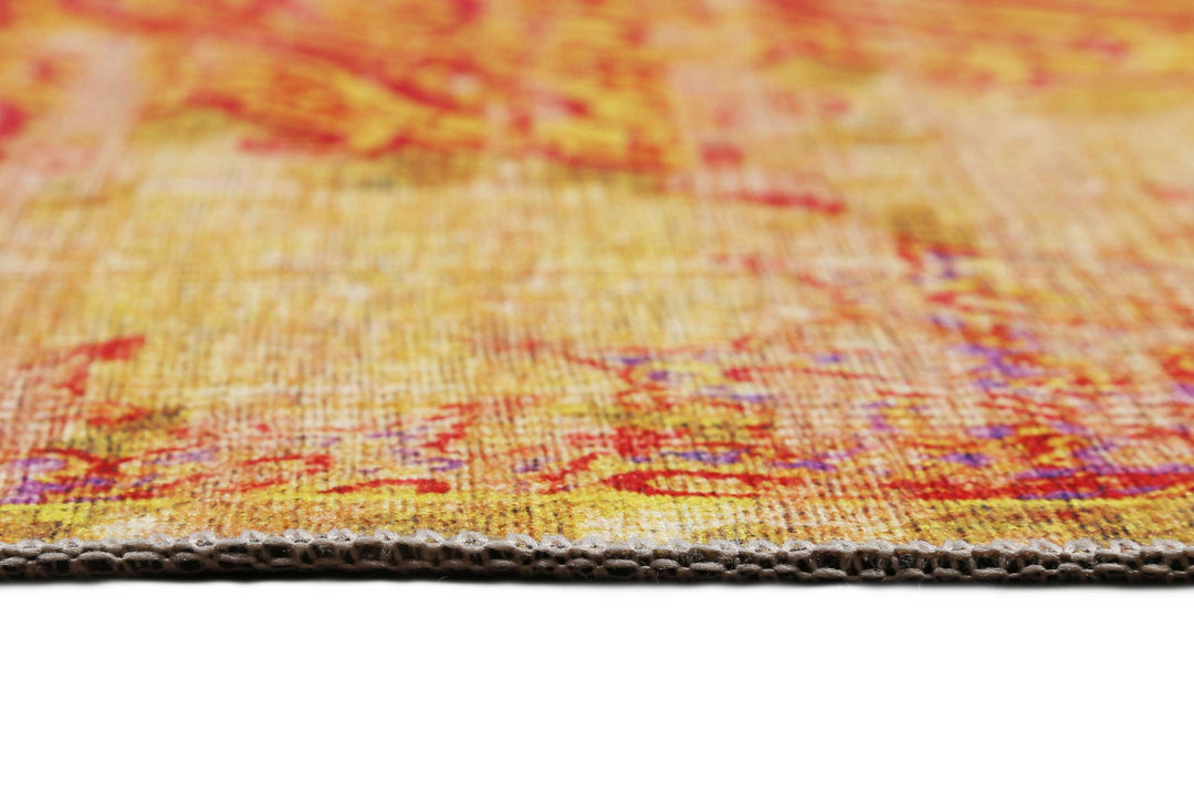 Rooftop Teppich gelb Kurzflor rechteckig