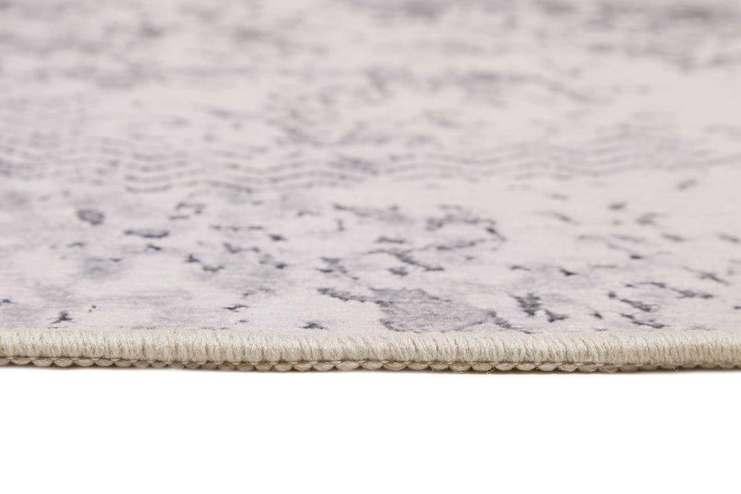 Room 9 Badteppich grau Kurzflor rechteckig