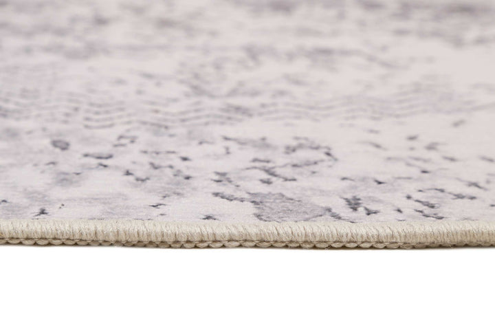 Room 9 Badteppich grau Kurzflor rechteckig