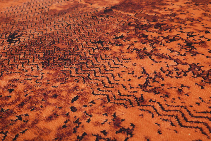 Room 9 Badteppich rost rot Kurzflor rechteckig