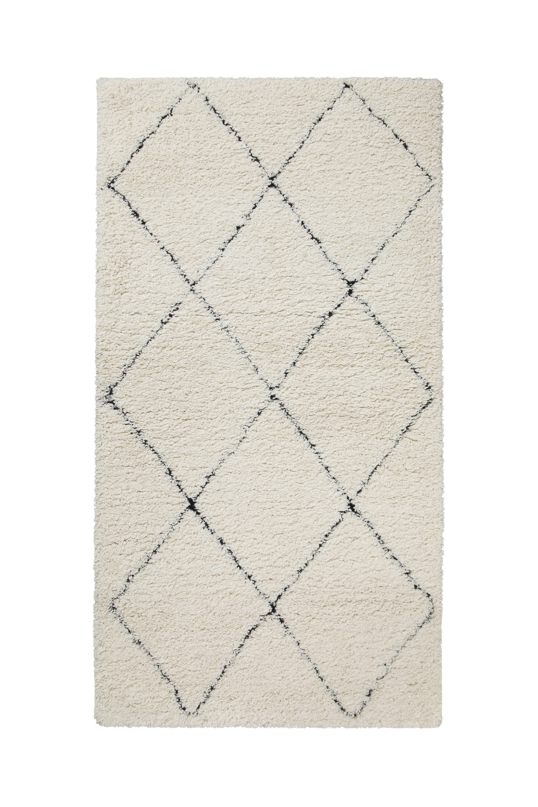 STUDIO two Teppich creme beige Hochflor rechteckig