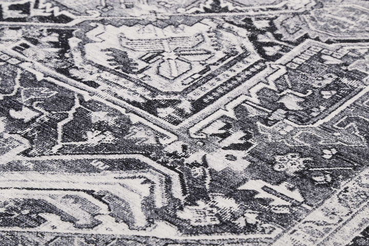 Seelace Teppich grau Kurzflor rechteckig