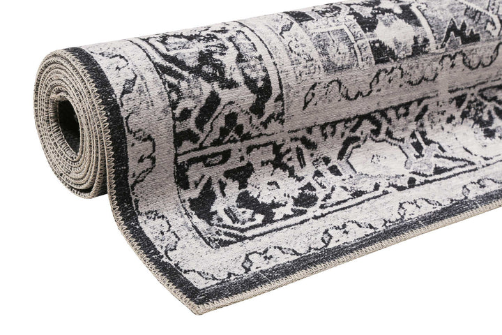 Seelace Teppich grau Kurzflor rechteckig