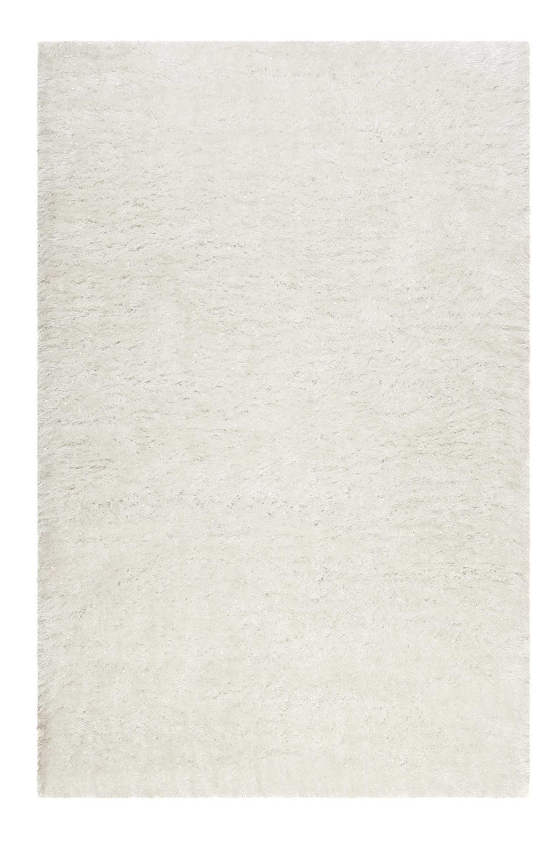 Teppich Creme Weiß glänzend Hochflor » Shiny Touch « WECONhome