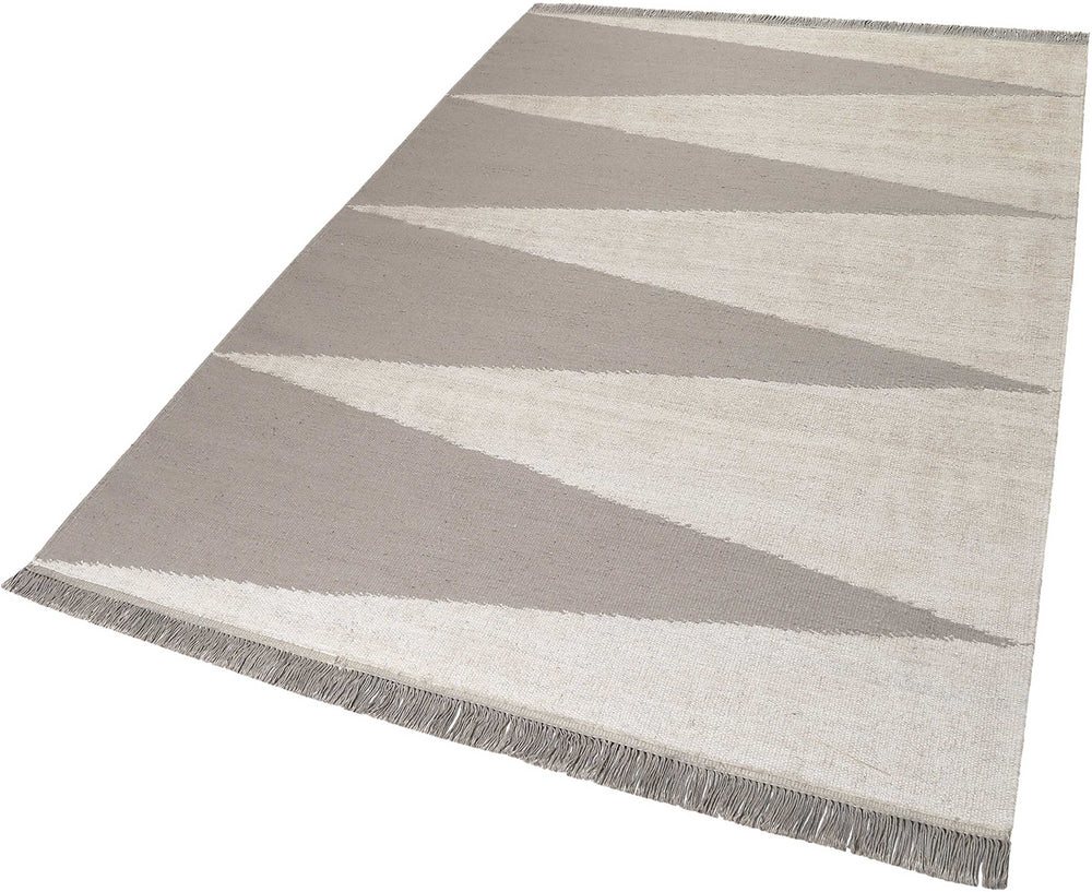 Smart Triangle Teppich natur Kurzflor rechteckig
