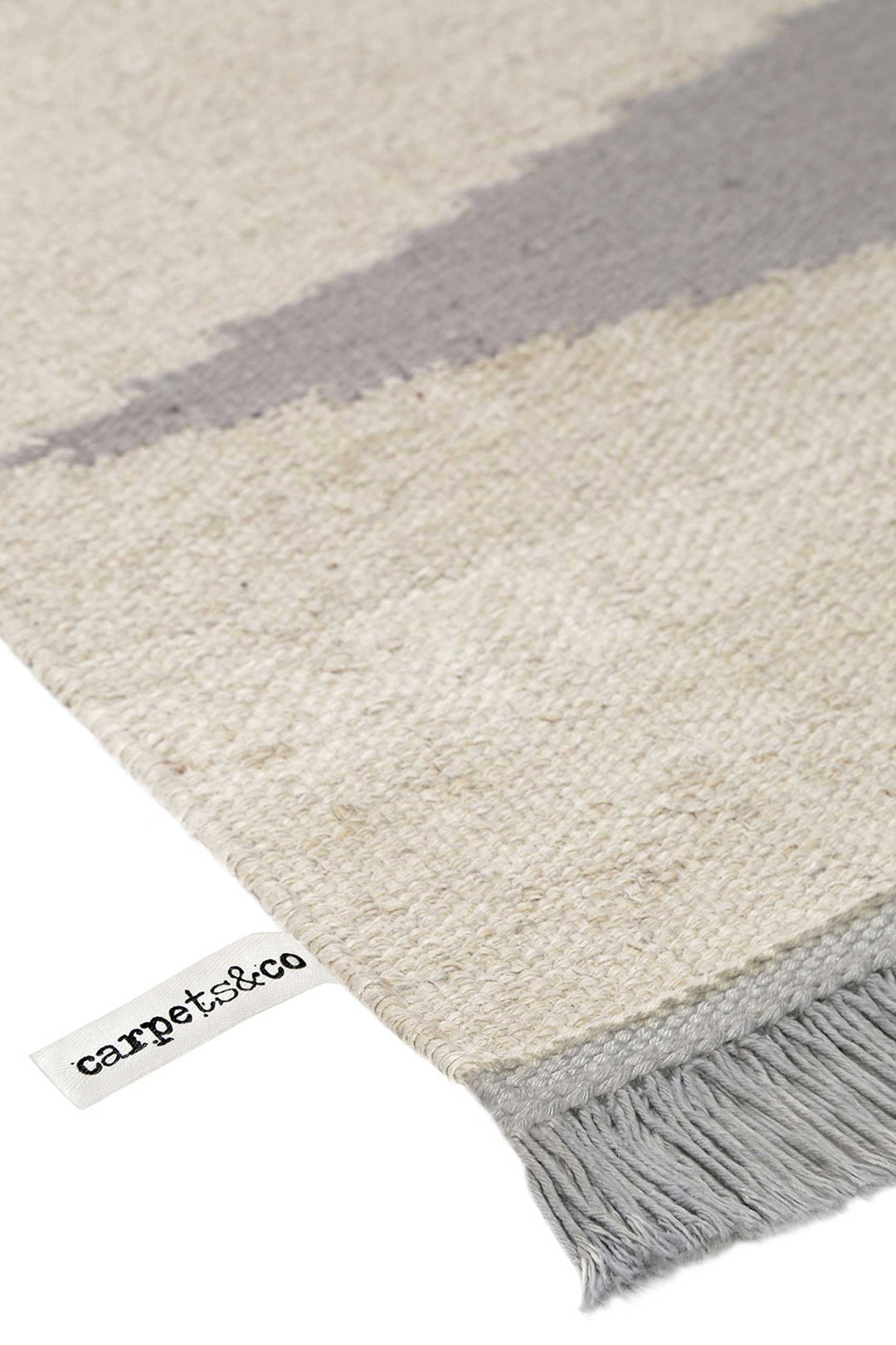 Smart Triangle Teppich natur Kurzflor rechteckig