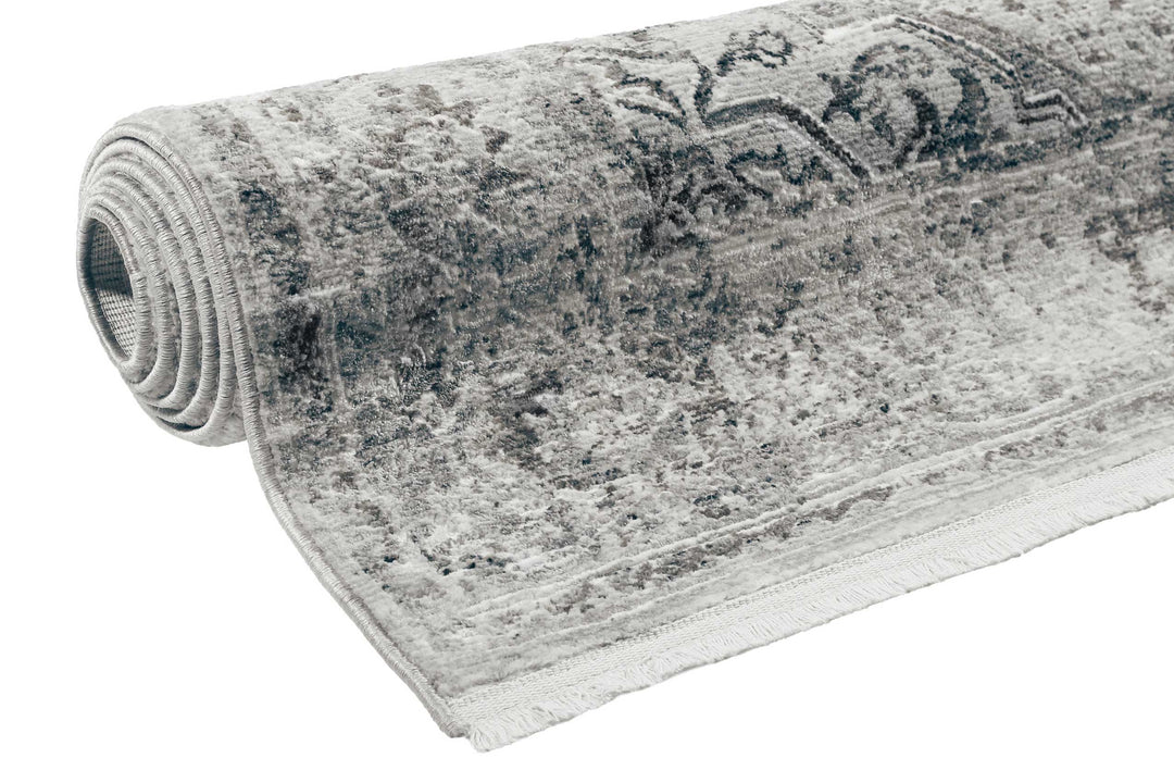 SoHo Touch Teppich silber Kurzflor rechteckig