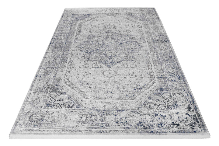 SoHo Touch Teppich silber Kurzflor rechteckig