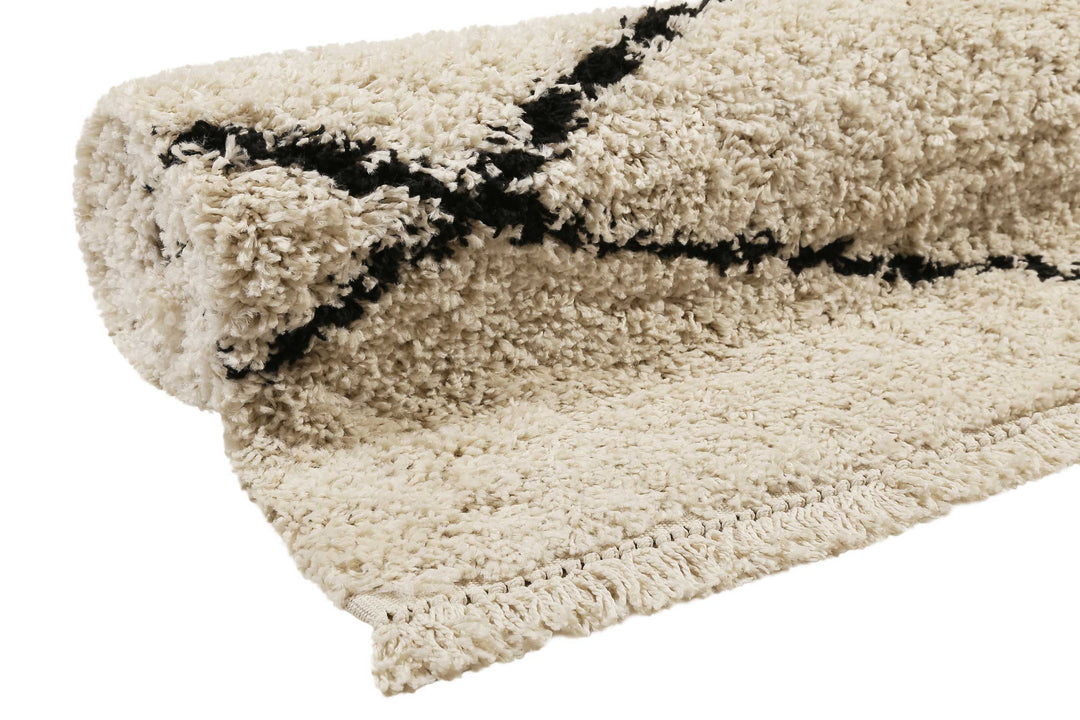 STUDIO one Teppich creme beige Hochflor rechteckig