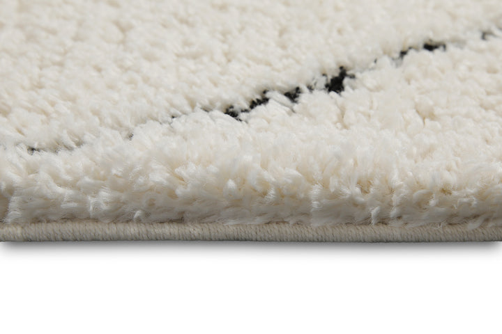 STUDIO two Teppich creme beige Hochflor rechteckig