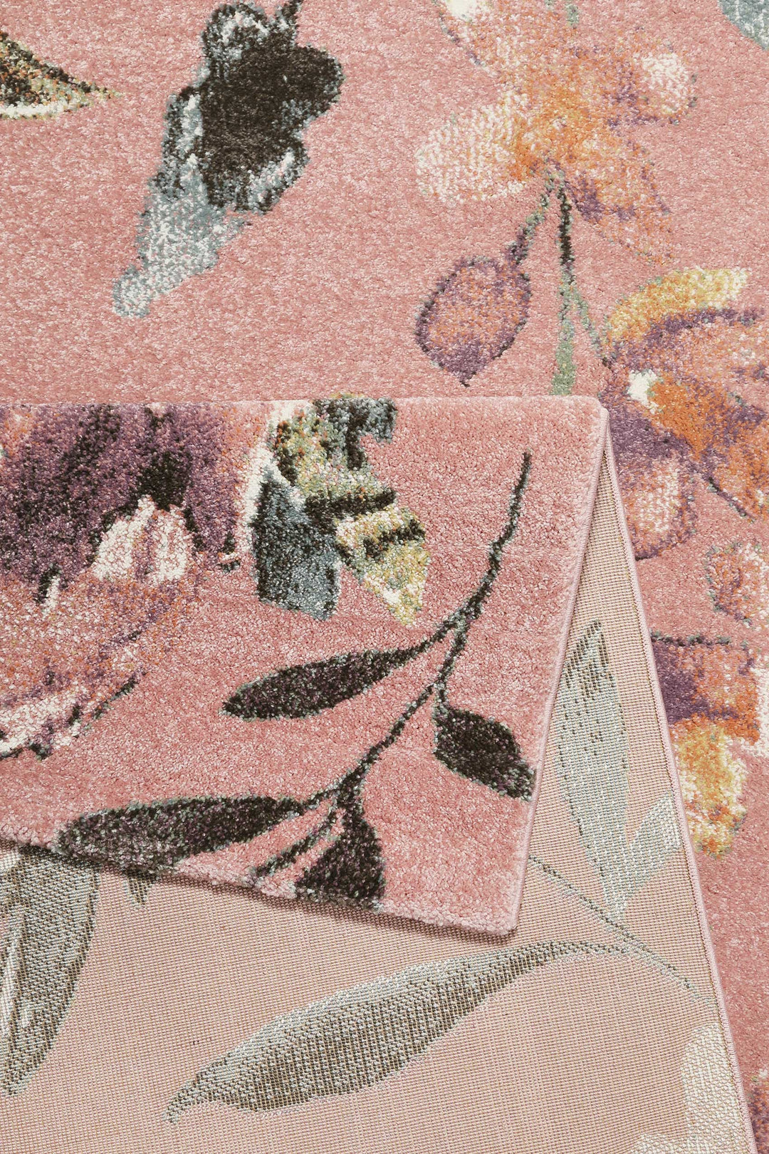 SUMMER BREEZE Teppich rose Kurzflor rechteckig