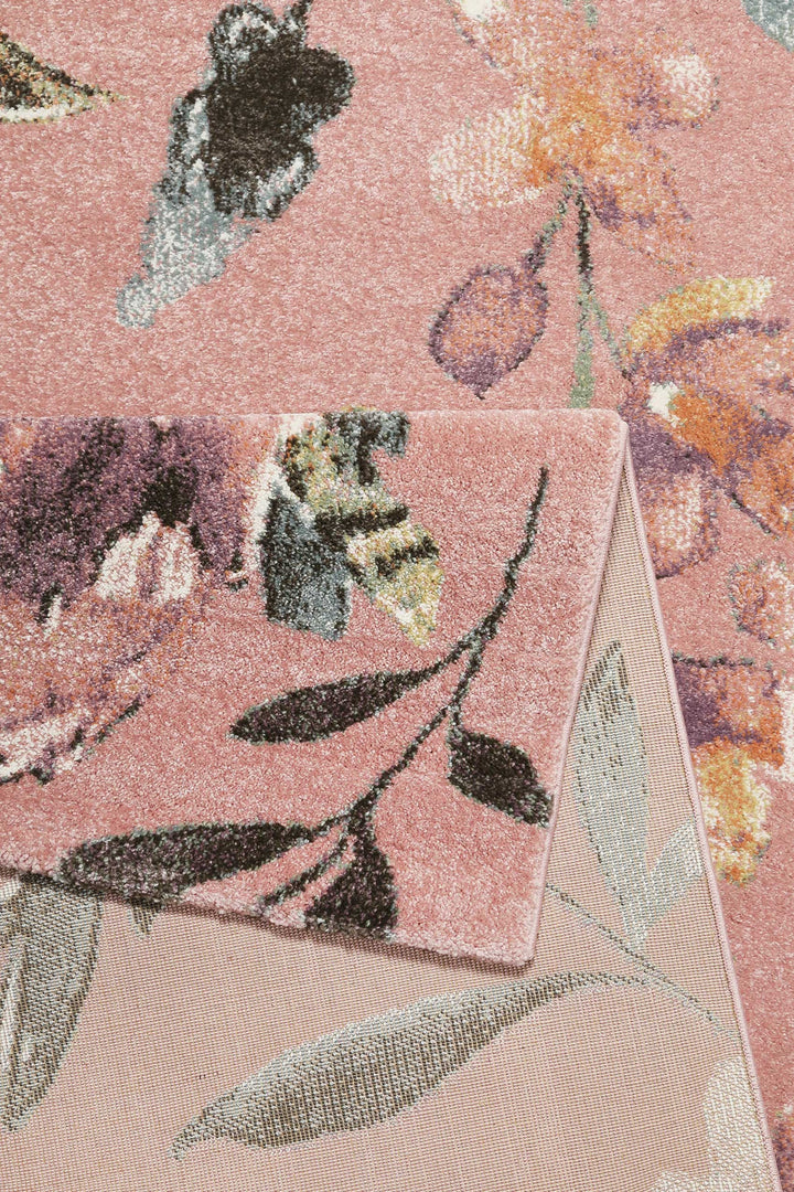 SUMMER BREEZE Teppich rose Kurzflor rechteckig