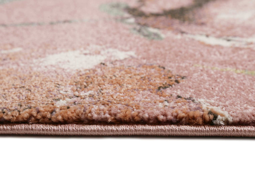 SUMMER BREEZE Teppich rose Kurzflor rechteckig