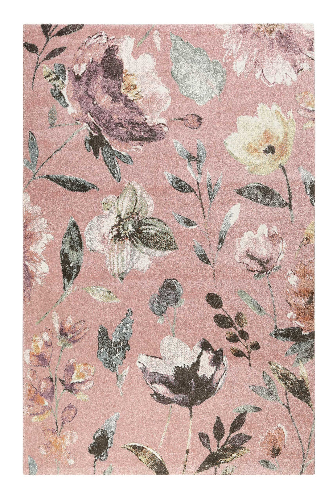 SUMMER BREEZE Teppich rose Kurzflor rechteckig