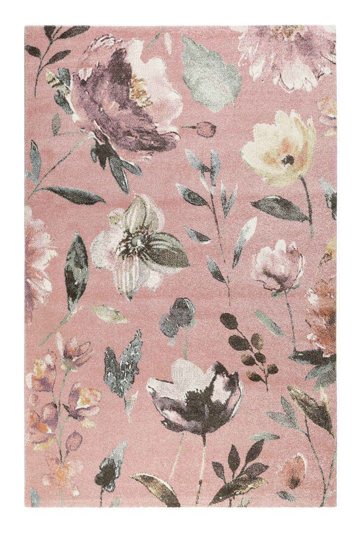 SUMMER BREEZE Teppich rose Kurzflor rechteckig