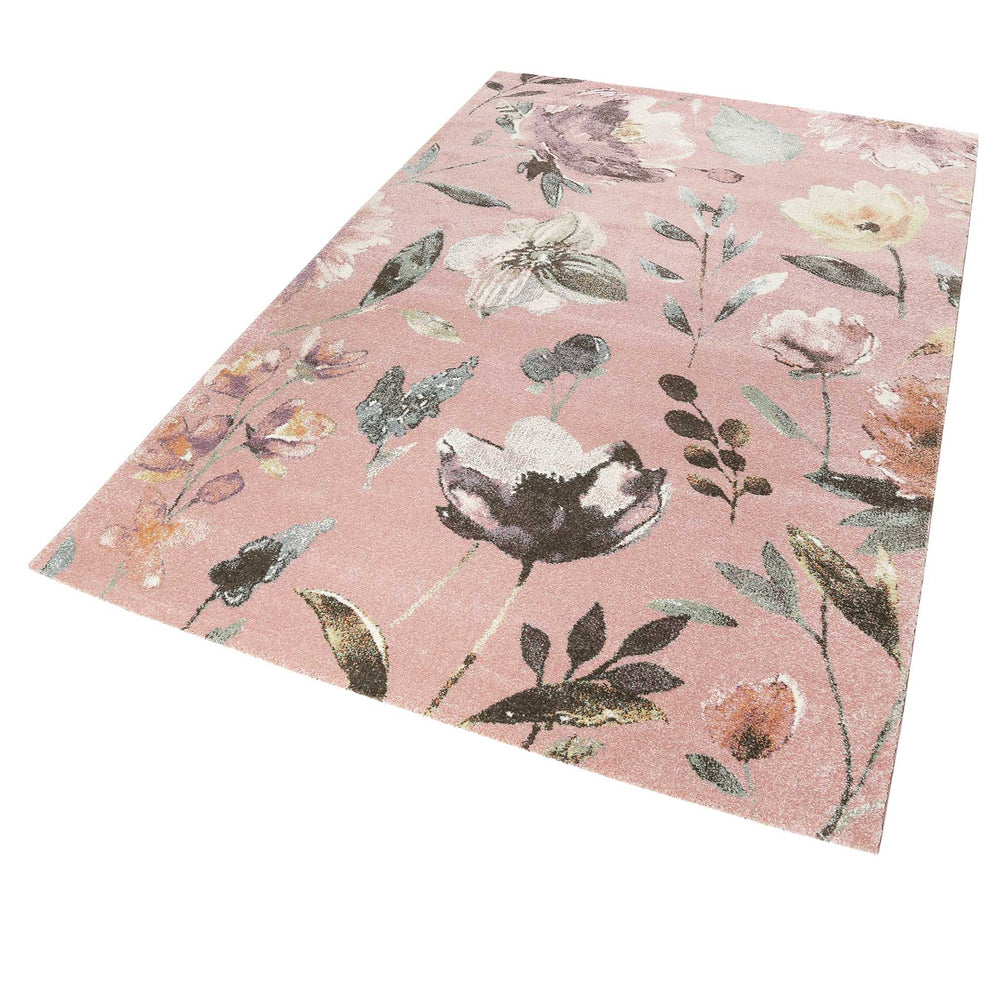 SUMMER BREEZE Teppich rose Kurzflor rechteckig