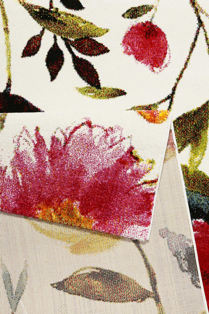 SUMMER BREEZE Teppich weiß Kurzflor rechteckig