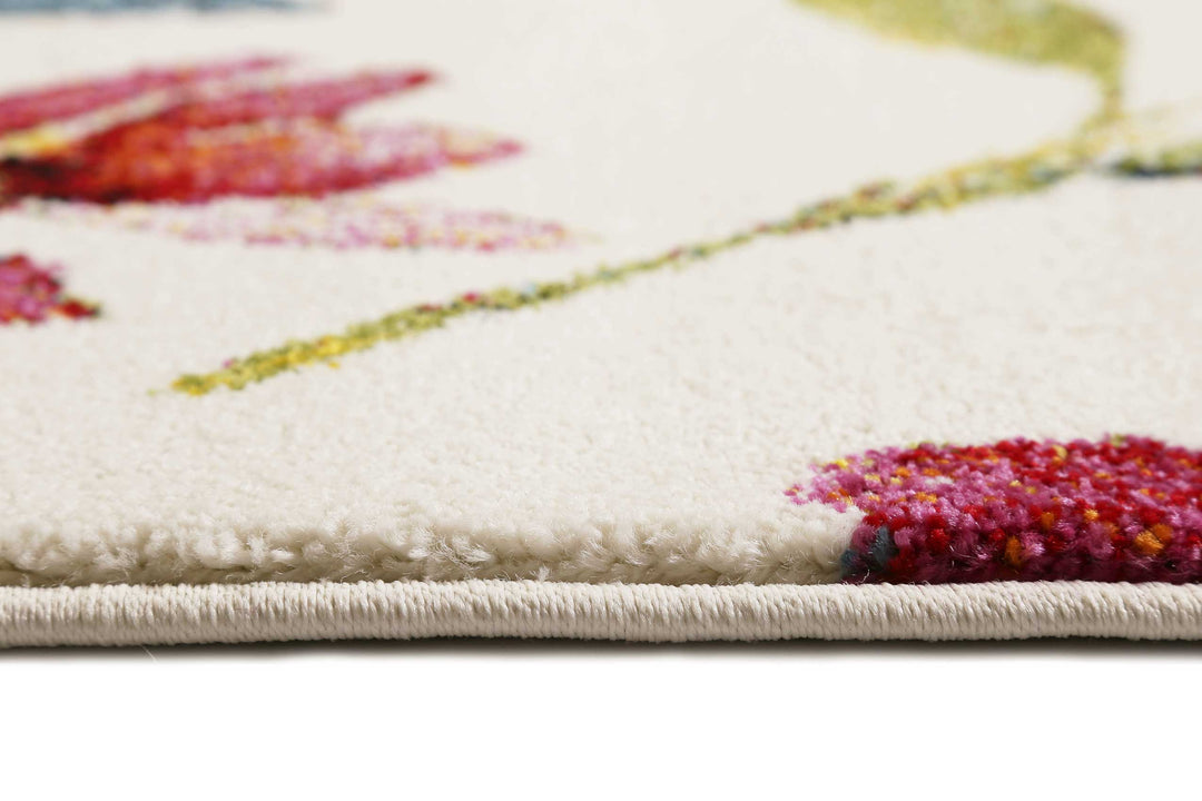 SUMMER BREEZE Teppich weiß Kurzflor rechteckig