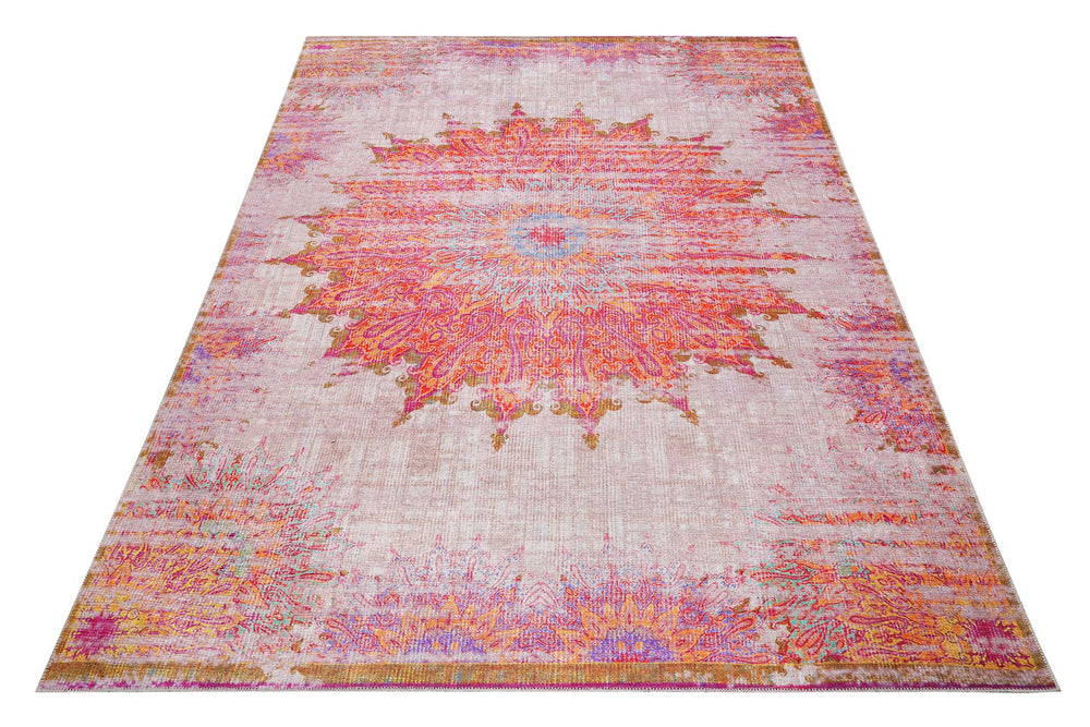 Sunkissed Teppich beige Kurzflor rechteckig