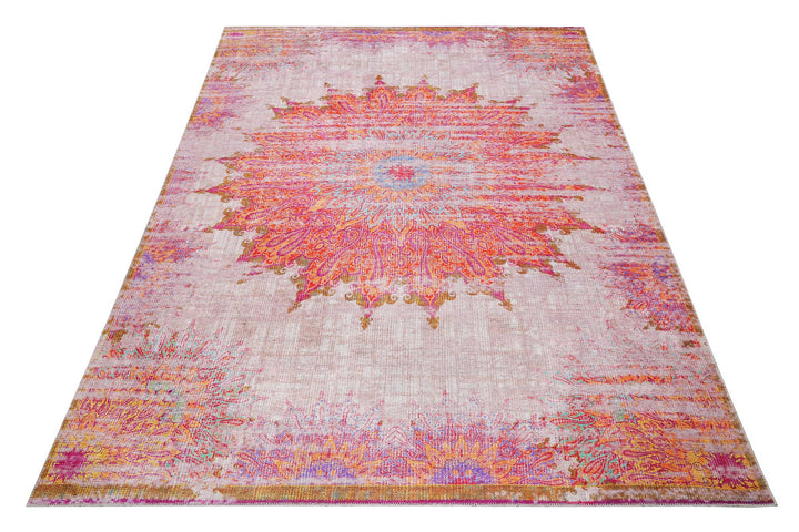 Sunkissed Teppich beige Kurzflor rechteckig