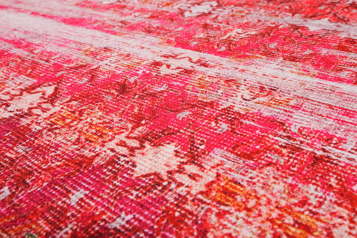 Sydney Badteppich rot Kurzflor rechteckig