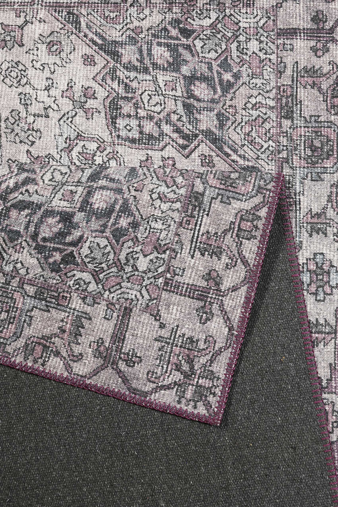 Synchronize Teppich lila Kurzflor rechteckig