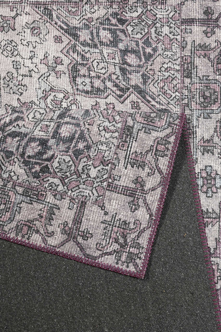 Synchronize Teppich lila Kurzflor rechteckig