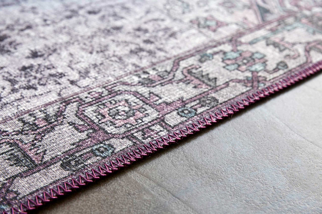 Synchronize Teppich lila Kurzflor rechteckig