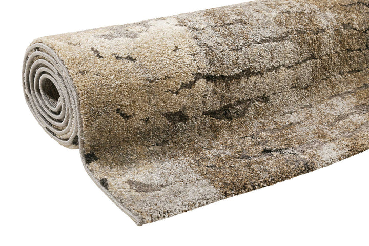 Timber Teppich braun Kurzflor rechteckig