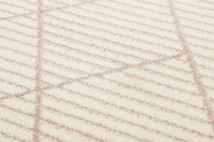 Velvet Walk Teppich rosa Kurzflor rechteckig