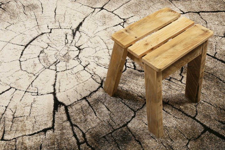 Wild Oak Teppich braun Kurzflor rechteckig