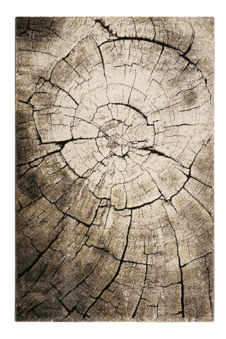 Wild Oak Teppich braun Kurzflor rechteckig