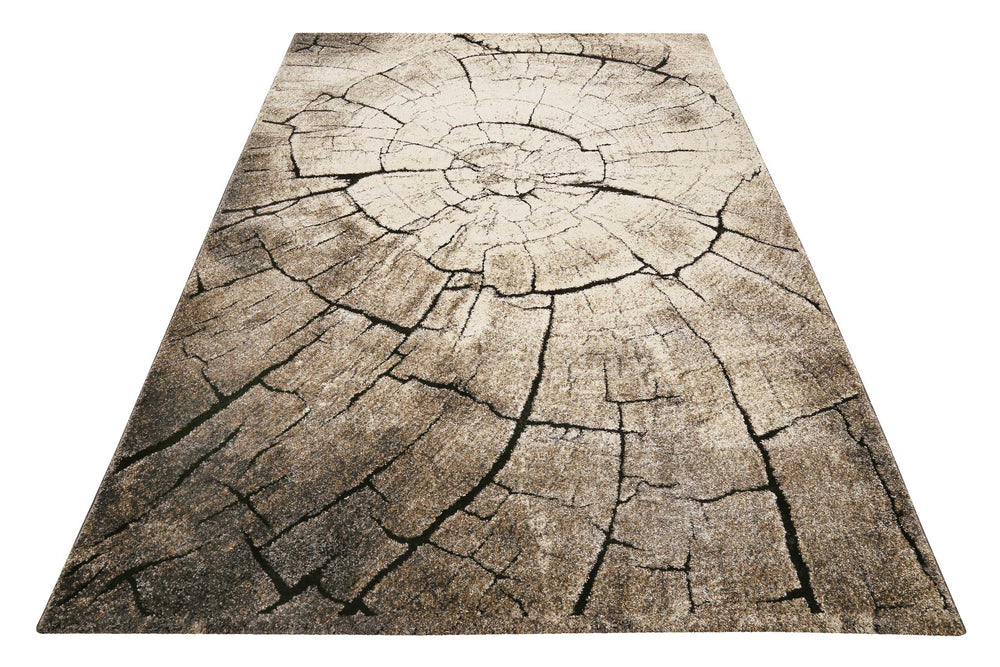 Wild Oak Teppich braun Kurzflor rechteckig