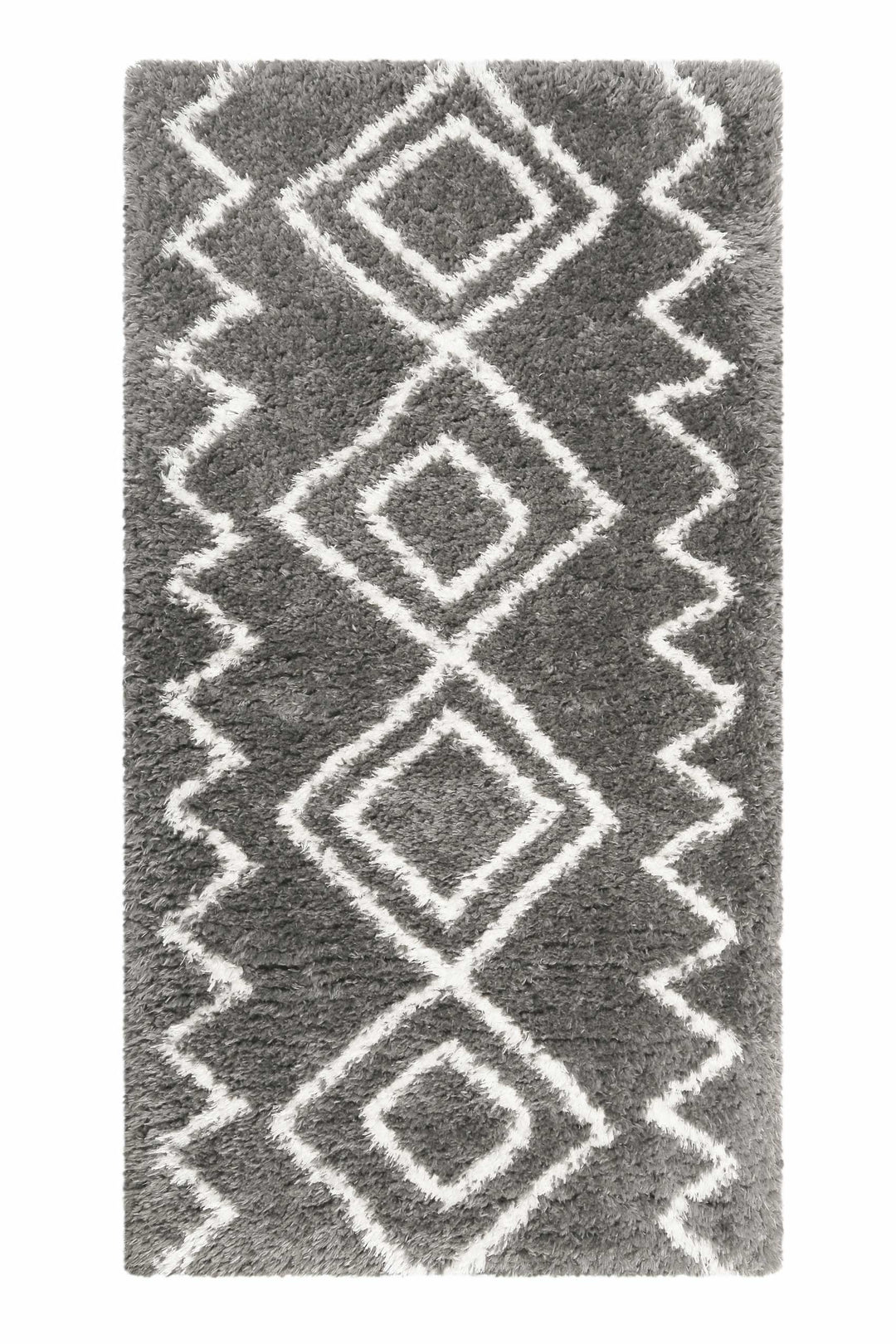 Yagour Teppich anthrazit Hochflor rechteckig