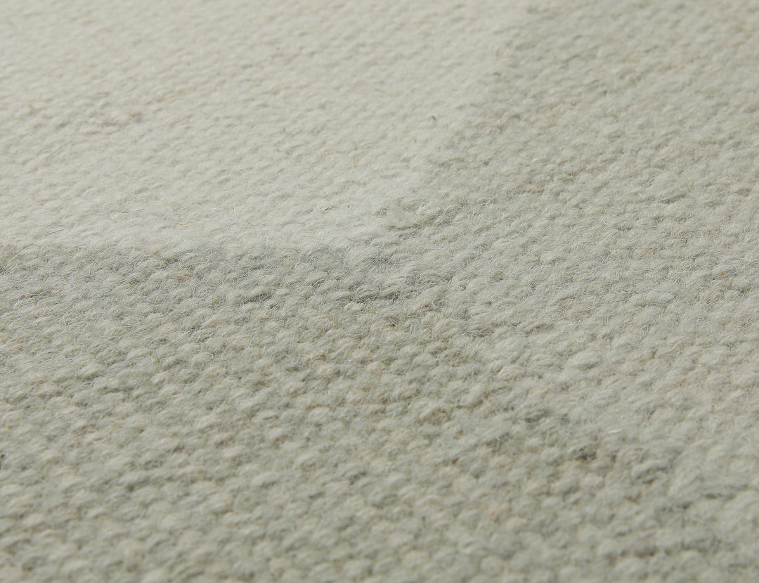 160x230 Teppich Wohnzimmer Salbei trifft Creme – Skandi-Handwebteppich in zarten Pastelltönen