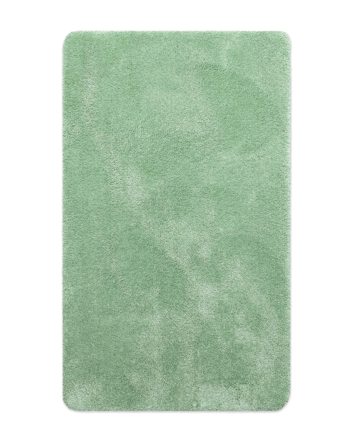 Badematte Badteppich Joris Grün flauschig Freisteller Front