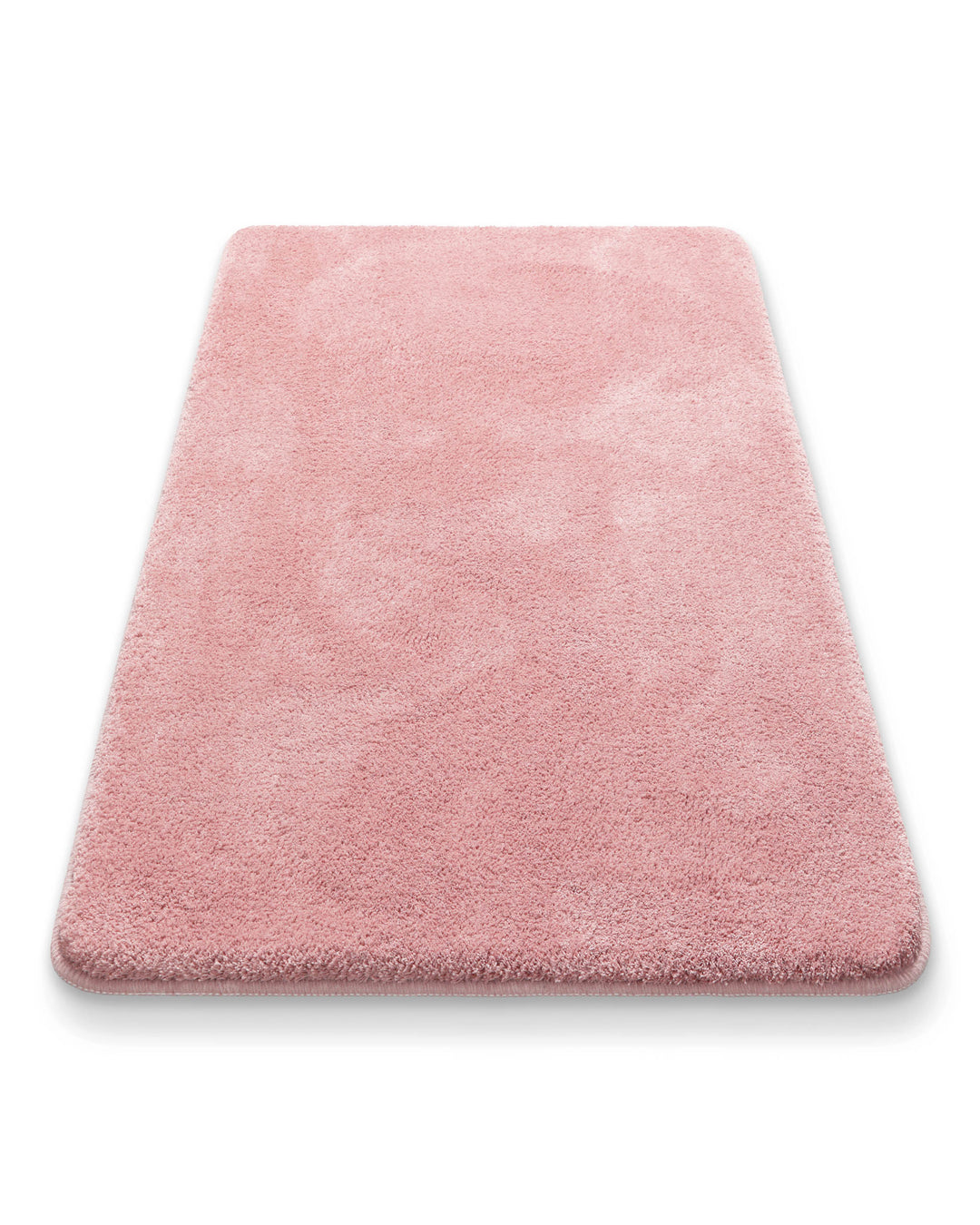 Badematte Badteppich Joris Rosa flauschig Freisteller Perspektive