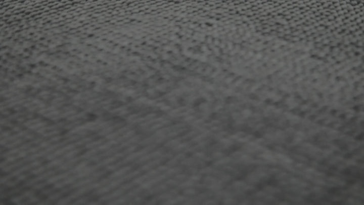 Balu Badteppich grau anthrazit Kurzflor rechteckig