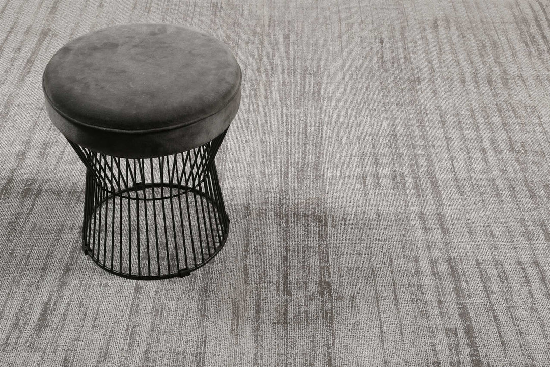 Gil Teppich hellgrau Kurzflor rechteckig