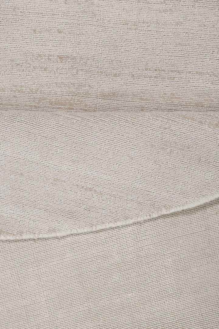 Gil Teppich creme beige Kurzflor rund
