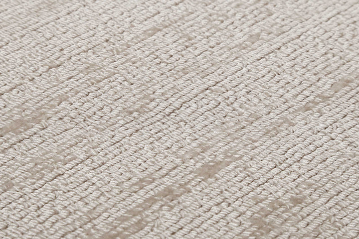 Gil Teppich creme beige Kurzflor rund