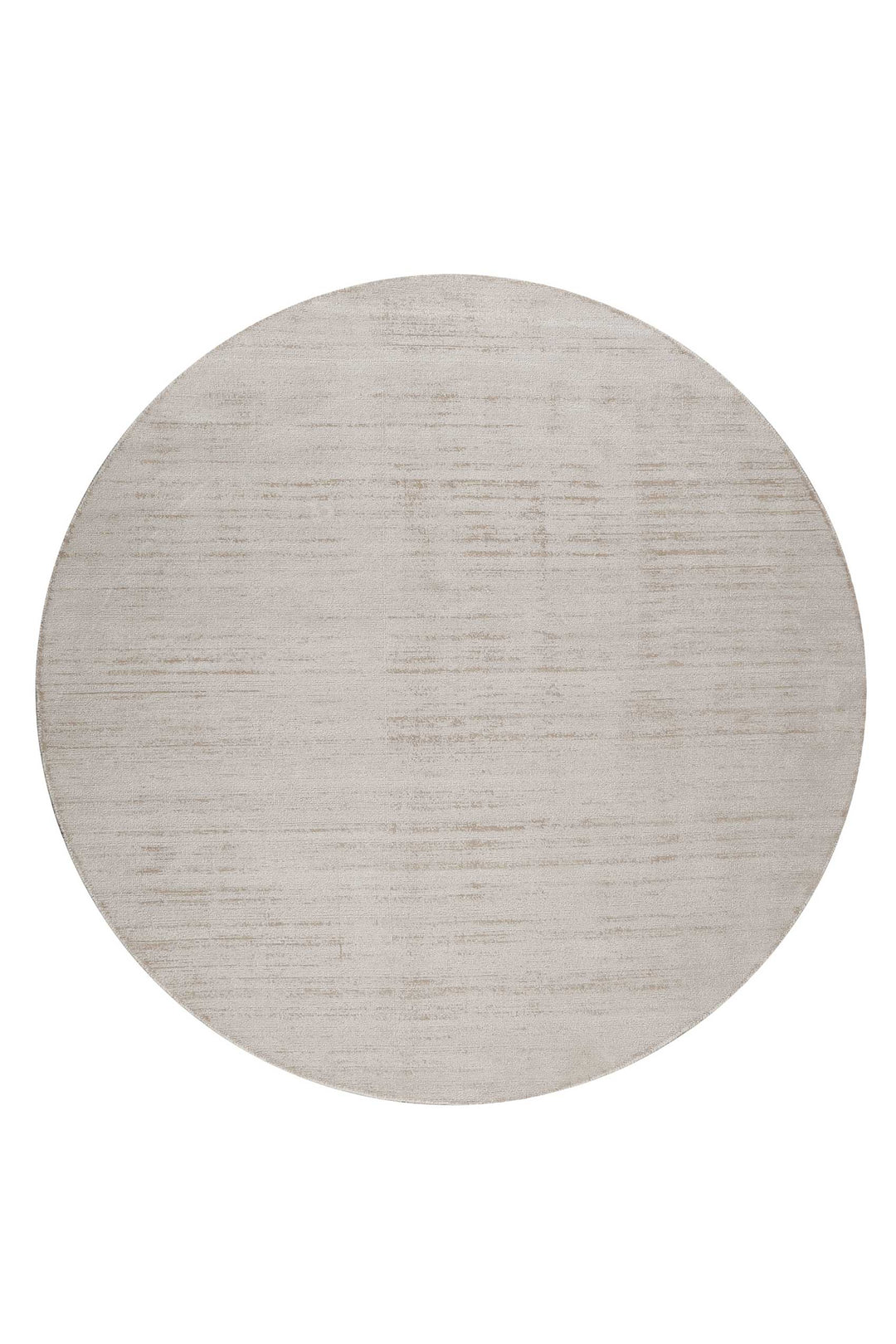 Gil Teppich creme beige Kurzflor rund