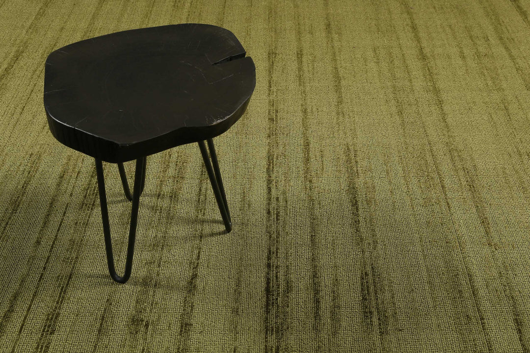 Gil Teppich grün Kurzflor rechteckig