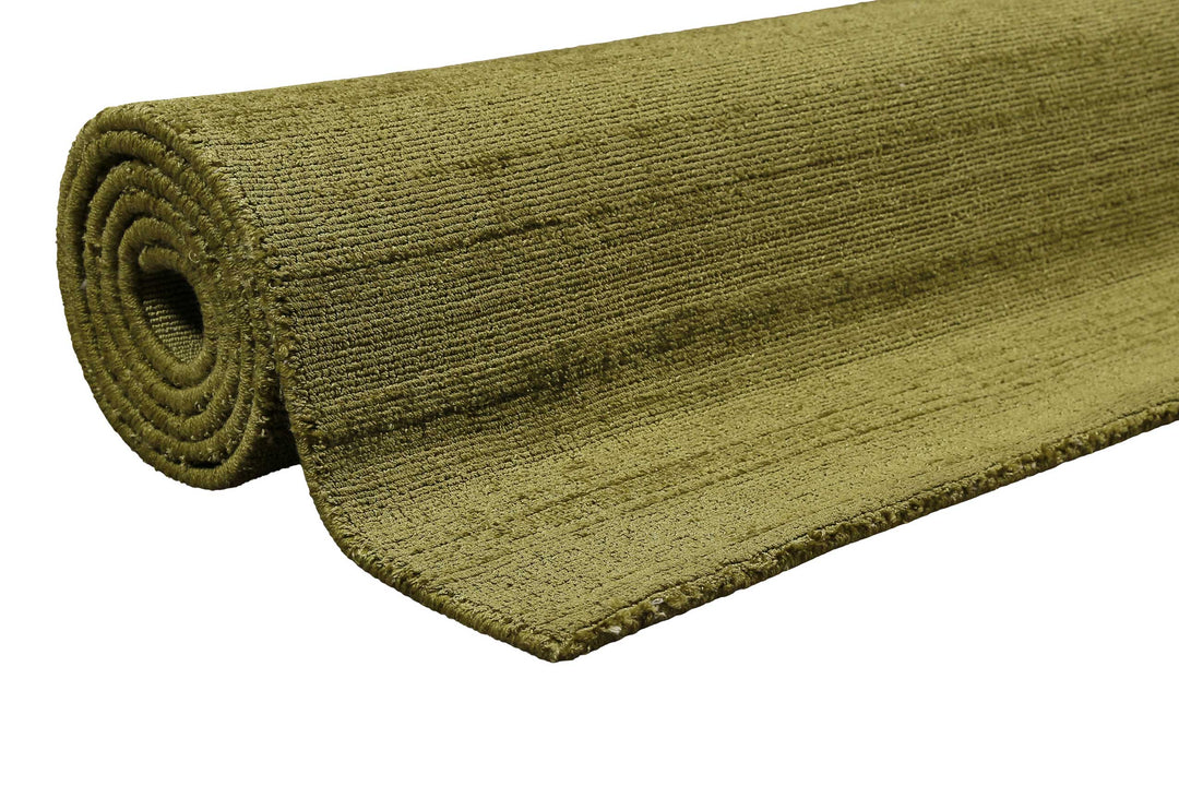 Gil Teppich grün Kurzflor rechteckig