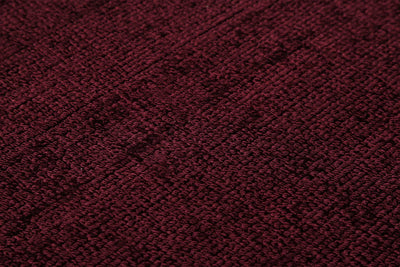 Esprit Kurzflor Teppich Rund Bordeaux Rot » Gil «